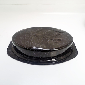 Sartén ovalada pequeña para asar de 13 pulgadas con tapa abovedada Sartenes para asar de metal esmaltado para pavo, pollo, cordero, verduras - Product Image 6