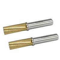 Fraise droite en carbure de tungstène premium avec revêtement TiCN, 2 dents, pour défonceuse CNC, coupe-bois, rainurage et gravure