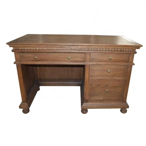 Hl211 Châu Âu Cổ Mỹ Cổ Điển Rắn Gỗ Sồi Nhà Văn Phòng Bàn Yếu Tố Cần Thiết Bằng Gỗ Văn Phòng Nhà Bàn - Product Image 6