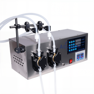 Machine de remplissage semi-automatique pour huiles essentielles, parfums et sirops, machine de remplissage de jus à <span class=keywords><strong>double</strong></span> buse, machines de remplissage de bouteilles - Product Image 3