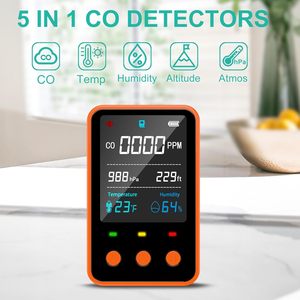 Moniteur de qualité de l'air Moniteur de <span class=keywords><strong>gaz</strong></span> portable <span class=keywords><strong>Détecteur</strong></span> de CO/pression/humidité/température avec carte SD pour le <span class=keywords><strong>camping</strong></span> - Product Image 6