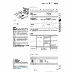 SMC Pneumatics Manipulador Air Slide Table - Product Image 1
