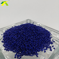Youxing E5505A Bleu Ultramarin Masterbatch de couleur EVA, qualité moulage, résistant à l'usure, pour la production de chaussures EVA et d'équipements sportifs
