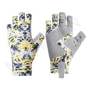 Gants de pêche Luya pour hommes, personnalisés, résistants à l'usure et antidérapants, demi-doigts, respirants, pour la pêche en mer et les activités de plein air - Product Image 4