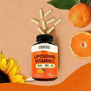 OEM/ODM Ros Vitamine C Liposomale Liposomale Vitamine C <span class=keywords><strong>Capsule</strong></span> 1650mg Biologische Collageen Booster voor Bloedende Tandvleugels - Product Image 2