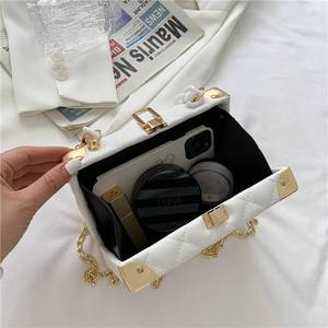 Vintage Style Fashionable Ladies' Chain Decoration Durable Portable Foldable Anti-Theft Luxury Designer Handbag 2021 - Product Image 2