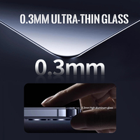 Protector de Pantalla Completo LKGGO de Grado AAA 9H, Cristal Templado Anti-Espía para 17 Pro Max