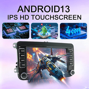 เครื่องเล่น MP3 ระบบนำทาง GPS จอใหญ่ 7 นิ้ว ระบบแอนดรอยด์ สำหรับรถยนต์ VW <span class=keywords><strong>Lavida</strong></span> (เกียร์ออโต้) ปี 2013 พร้อมระบบ Android Auto GPS - Product Image 4