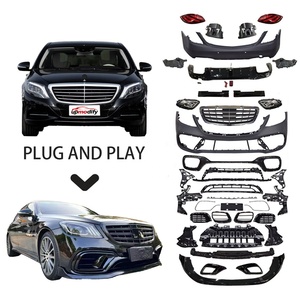 ชุดแต่งรอบคันสำหรับเบนซ์ W222 S ปี 2014 อัพเกรดเป็น <span class=keywords><strong>S63</strong></span> <span class=keywords><strong>AMG</strong></span> ปี 2018 กันชนหน้า-หลัง ไฟหน้า ไฟท้าย กระจังหน้า ดิฟฟิวเซอร์ ท่อไอเสีย B700 Aerokit - Product Image 1