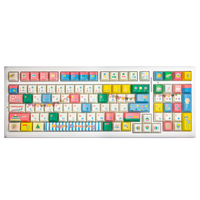 Customized Personalized Cute DIY PBT Dye-Sublimation Cherry Profile Keycaps Model DT010 Custom Languages Mechanical Keyboard