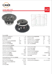 300W Rms su geçirmez taşınabilir 6.5 "Neo araba orta kademe hoparlör, parlak karbon koni, Model 650-043-X - Product Image 5