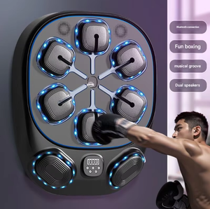 Entraîneur <span class=keywords><strong>de</strong></span> boxe professionnel avec 9 niveaux, haut-parleurs doubles et grande zone <span class=keywords><strong>de</strong></span> <span class=keywords><strong>frappe</strong></span> pour un entraînement intensif - Product Image 1