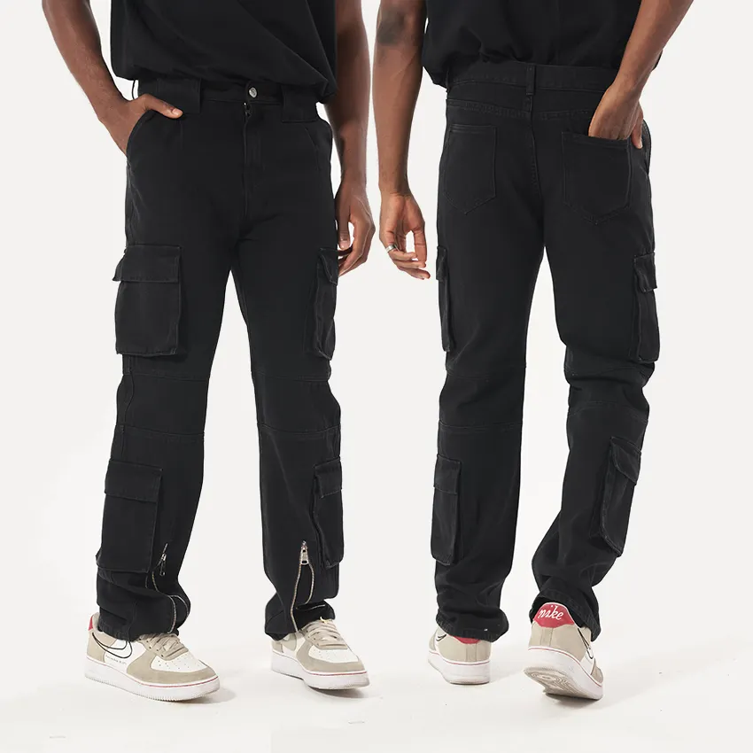 high quality fashion trousers casual cargo sweatpants cotton joggers custom men pants