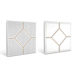 Thiết kế hiện đại vuông và dải trần giả gạch cách âm bên ngoài bức tường vật liệu xây dựng cho ban công từ Trung Quốc - Product Image 5