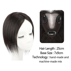 Frangia Finta Naturale Shinein per Donne, Estensione di <span class=keywords><strong>Capelli</strong></span> Umani <span class=keywords><strong>Veri</strong></span> Senza Cuciture, Clip per Frangia Posticcia Fatta a Mano - Product Image 2
