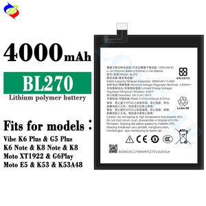 Batterie pour Motorola XT1922 G6Play Batterie MOTO E5 Batterie K53 K53A48 <span class=keywords><strong>BL270</strong></span> 4000mAh - Product Image 2
