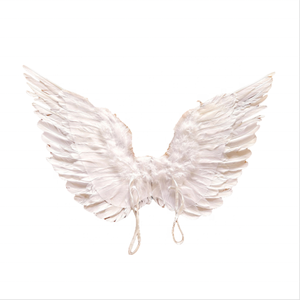 Ali <span class=keywords><strong>d</strong></span>'<span class=keywords><strong>angelo</strong></span> bianche di alta qualità per il carnevale di Halloween Cosplay decorazioni per feste di medie dimensioni con piume tinte durevoli - Product Image 2
