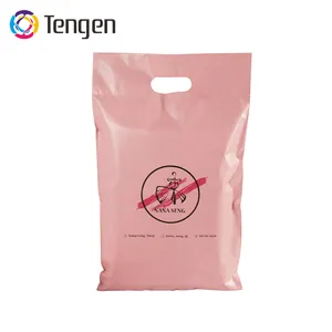 High Quality Compostable Polymailer Mailing Bags Hot Sale Packaging Poly Courier Pouch Mailer With Handle