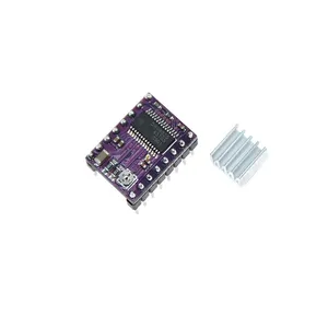 Impresora 3D púrpura con placa controladora de disipador de calor módulo controlador de Motor paso a paso DRV 8825 mks-gen V1.4 DRV8825