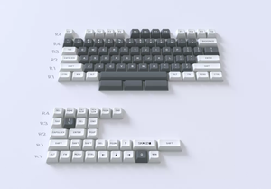 Sikakeyb 61 64 68 84 phím 60% 75% 80% tùy chỉnh OEM nhựa PBT đôi bắn trắng màu xanh lá cây màu xám dễ thương Bàn Phím Cơ khí keycap - Product Image 5