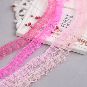 Nastro da cucire in Organza 2.3cm ZSY 20 volant in pizzo colorato con Design a pieghe - Product Image 2