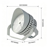 Projecteurs LED étanches IP65 en aluminium AC 130 Lumens/Watt 600W 800W 1000W pour extérieur, intérieur, stades sportifs, éclairage modulaire
