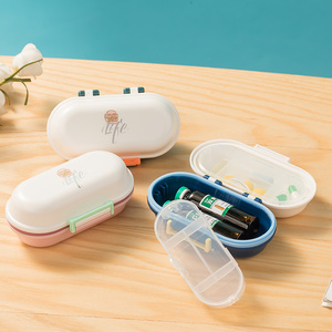 กล่องยาพกพาขนาดเล็ก ทนทาน ปิดสนิท สำหรับเดินทาง ผลิตภัณฑ์หรูหรา ขายดี - Product Image 6