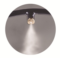 Anneau de ventilateur brumeux en acier inoxydable noir préassemblé avec buses en laiton Tube résistant aux UV pour le refroidissement de la serre de jardin extérieur