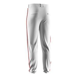 Pantalon de baseball blanc 5XL pour équipe, sublimation en gros, modèle Southland - Product Image 2