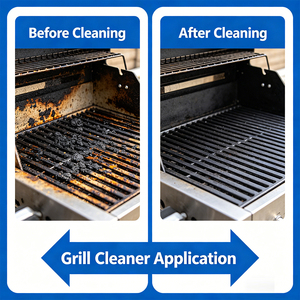 Nettoyant pour barbecue haute performance, formule à action rapide, éliminateur de graisse et d'huile carbonisée pour grilles de barbecue au charbon de bois, 500 ml - Product Image 3