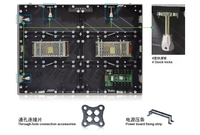 Écran LED intérieur à petit pas de pixel 640*480mm, boîtier en aluminium P1.25 P1.5 P1.8 P2 P2.5, mur vidéo LED commercial SMD FullColor