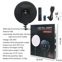 Anneau lumineux LED professionnel avec trépied photographie lumière de remplissage enregistrement vidéo diffusion en direct beauté maquillage lumière
