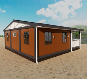 منزل حاويات فولاذي قابل للتخصيص بسقف جملوني 20 قدمًا، سريع التجميع، حاصل على شهادة CE، مناسب للفنادق الحديثة والاستخدام المنزلي والحانات - Product Image 6