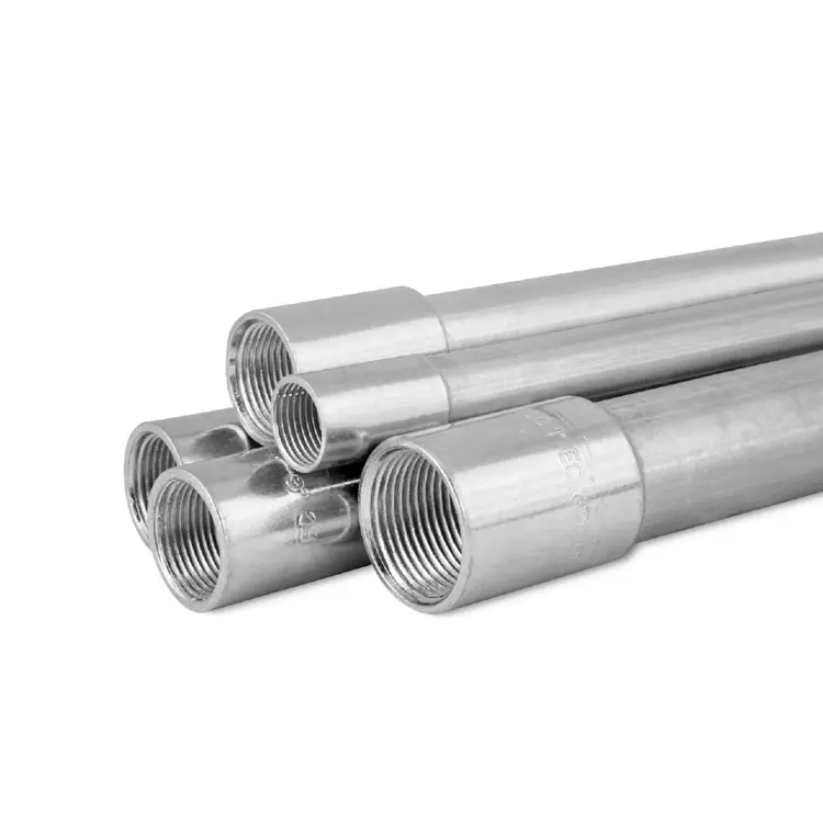 Tubería de acero galvanizado en caliente de 6m de longitud para construcción ATM A53 tubería de acero galvanizado