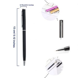 Factory Wholesale Reusable Customized Logo Metal Ball Point Promotion Business <b>Gift</b> Stationary Gel Black Ink Ballpoint <b>Pen</b> With - Product Image 3