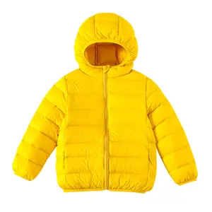 Новинка 2023, детское зимнее легкое пуховое пальто, куртка, пуховики для мальчиков и девочек