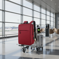 Sac à dos professionnel pour ordinateur portable avec chargement USB, haute qualité, résistant aux chocs et imperméable, en matériau PC, sac de voyage neutre, vente chaude