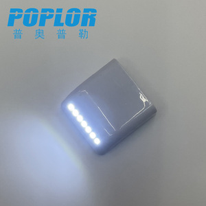 Poplor <b>Led</b> Cabinet <b>Light</b> Battery Operated <b>Motion</b> <b>Sensor</b> Night <b>Light</b> For Drawer Closet Surface Mounted Matte Finish - Product Image 2