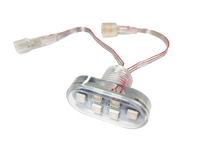 Lumière ponctuelle LED programmable DC12V 24V, étanche, extérieur, divertissement, fête foraine, blanc/couleur d'émission modifiable, PC IP65/67