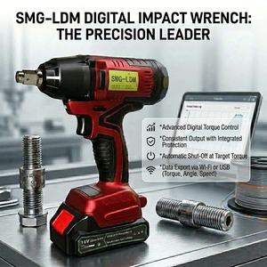 Llave Dinamométrica Digital con Pantalla Digital y Batería de Litio, 120 Nm, Llave de Impacto Digital Compacta para Fijación de Pernos Industriales - Product Image 1