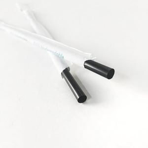 White Biodegradable <b>Straws</b> 200mm 8mm Inner Diameter Individually Wrapped Disposable Beverage <b>Straws</b> <b>for</b> Cold <b>Drinks</b> Tea Juice - Product Image 2