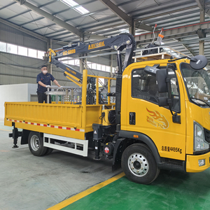 שלט רחוק למנוף משאית הרמה 4.5 טון 12 טון משאית הובלה עם מנוף ניידת בעלת ארבעה גלגלים - Product Image 4