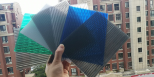 Feuilles de polycarbonate cellulaires <span class=keywords><strong>Polyrise</strong></span>, revêtement UV, matières premières, prix bas - Product Image 6