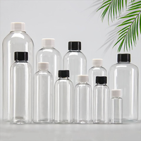 Bouteille de boisson transparente en PET jetable Smythson 500 ml avec impression sérigraphique et bouchon à vis pour boissons froides