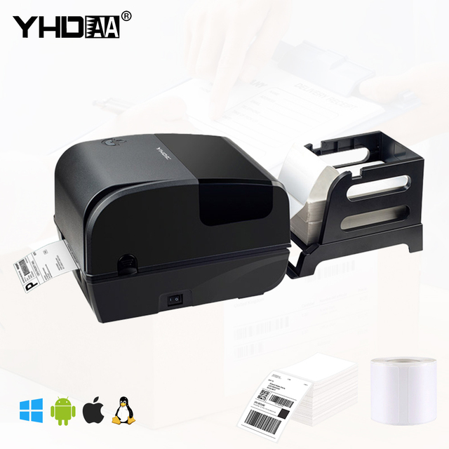 YHD-426B High Performance 4 Inch Thermal Transfer Printer Imprimante Thermique Shipping Sticker Barcode Label Printers