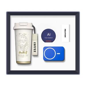 Holiday Custom Logo Gift Pu Notebook Metal Pen USB Power Bank Thermos Cup y <span class=keywords><strong>Bluetooth</strong></span> Speaker All-in-One Gift Sets - Product Image 3