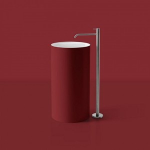Per Antonio Lupi semplicissimo moderno artistico Freestanding lavabo in pietra ovale in resina a mano e lavabo per bagno o Hotel - Product Image 2