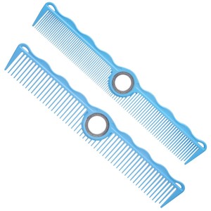 Peine giratorio con dientes roscados <span class=keywords><strong>para</strong></span> peinar, peine portátil <span class=keywords><strong>para</strong></span> cortar y entresacar el cabello, peine de dientes anchos <span class=keywords><strong>para</strong></span> teñir - Product Image 4
