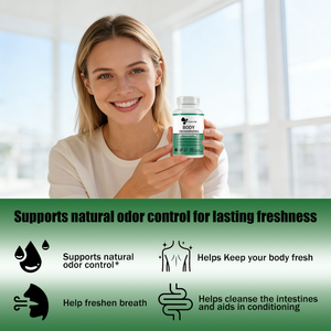 Cápsulas Desodorantes Corporales OEM de Fábrica Privada con Certificación GMP, 60 Cápsulas, Limpieza Corporal para Adultos, Favorecen la Frescura y Desodorización - Product Image 3