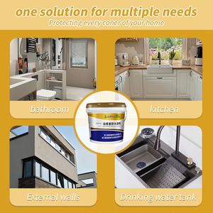 Modern Self-Repairing Polymer Liquid <b>Waterproof</b> Coating Leak-stop Function for Warehouse Exterior <b>Walls</b> Tiles 5 Year Warranty - Product Image 2